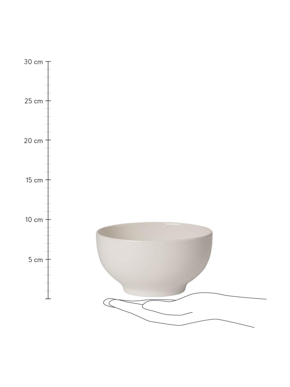 Bols en porcelaine For Me, 2 pièces, Porcelaine, Blanc, Ø 15 x haut. 8 cm