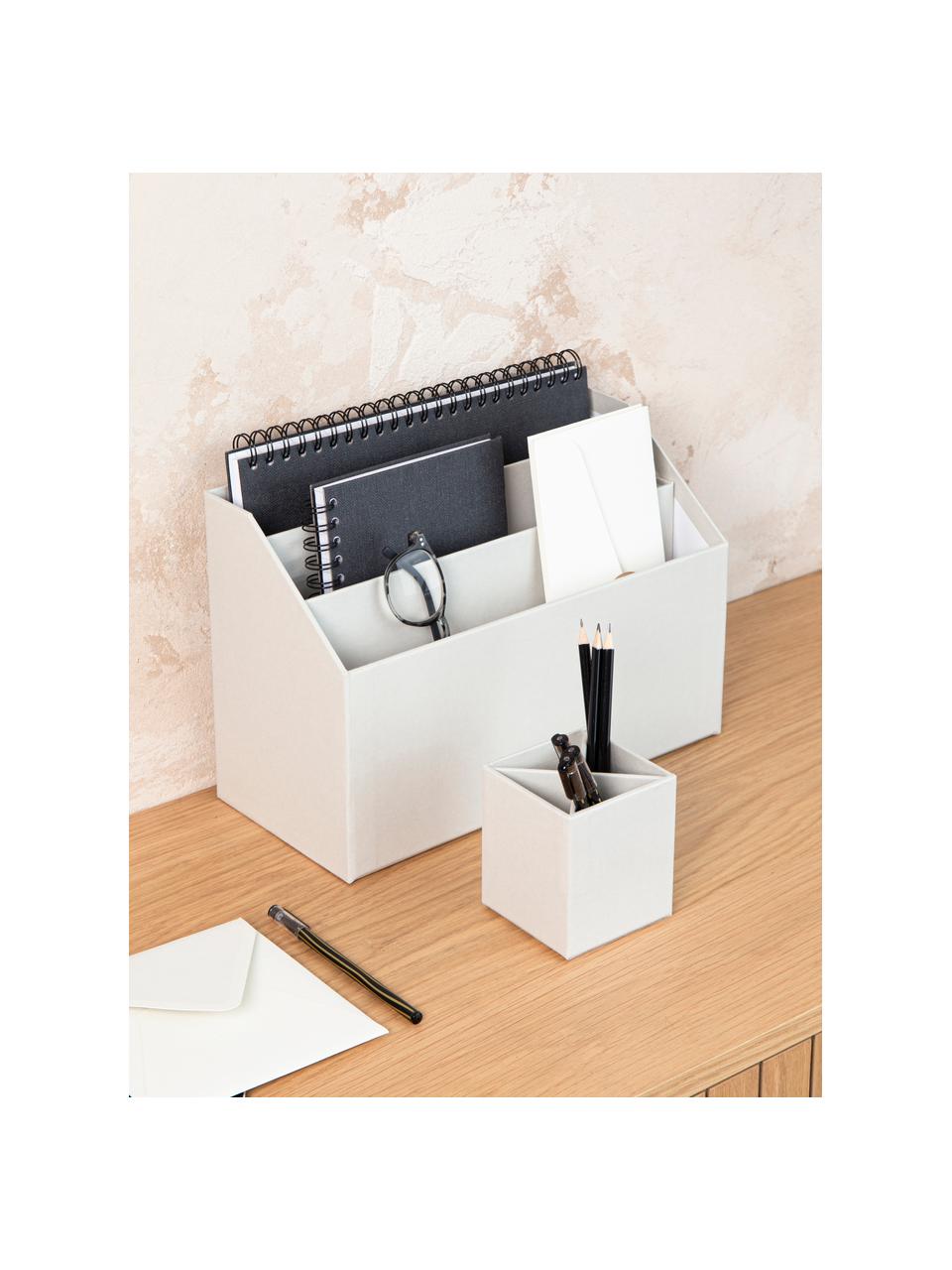 Organizer biurowy Hector, Laminowana tektura
(100% papier z recyklingu), Greige, S 33 x W 23 cm