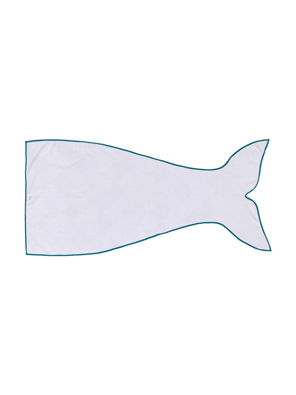 Ręcznik plażowy Mermaid, 55% poliester, 45% bawełna
Bardzo niska gramatura 340 g/m², Jasny niebieski, turkusowy, biały, S 87 x D 180 cm