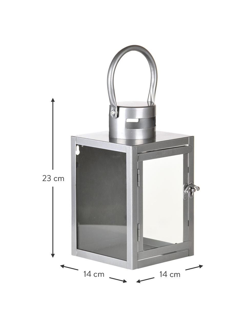 Latarenka ścienna Shine, Odcienie srebrnego, S 14 x W 23 cm