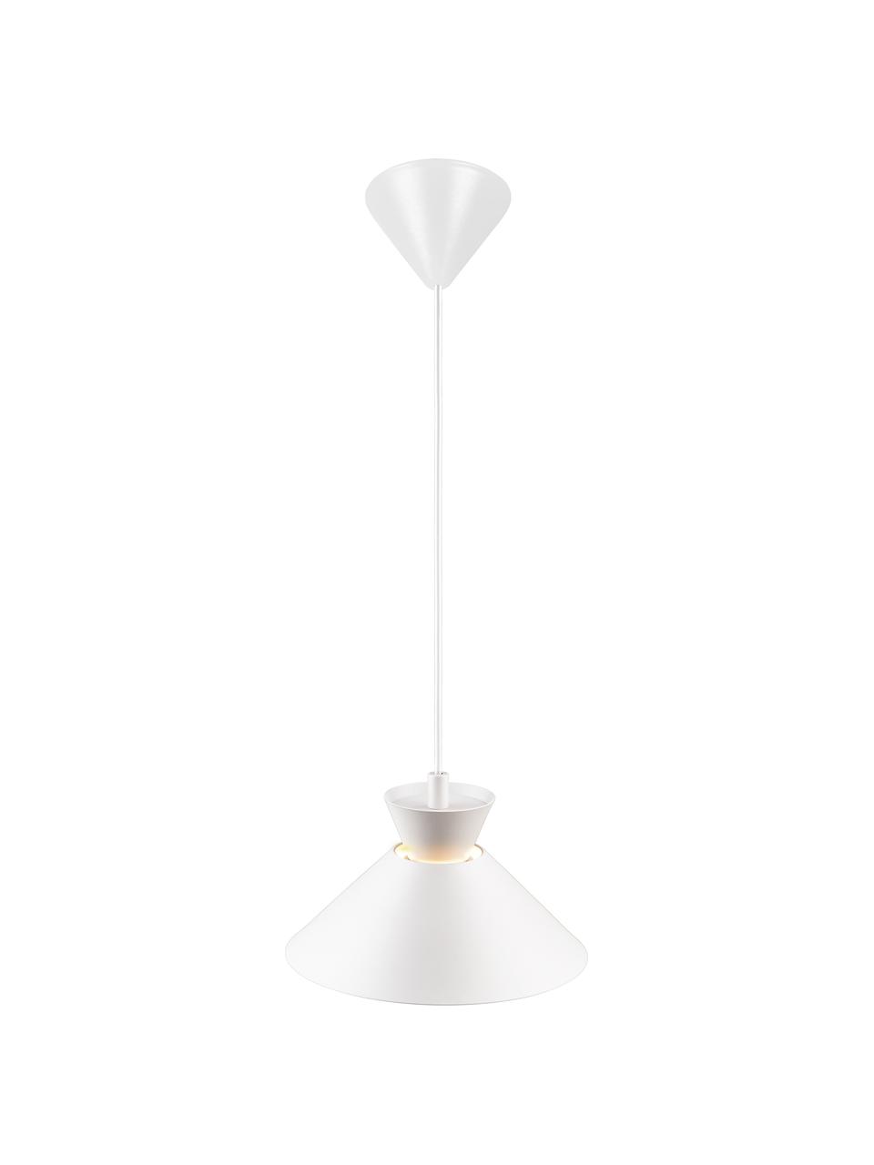 Petite suspension Dial, Blanc, Ø 25 x haut. 14 cm