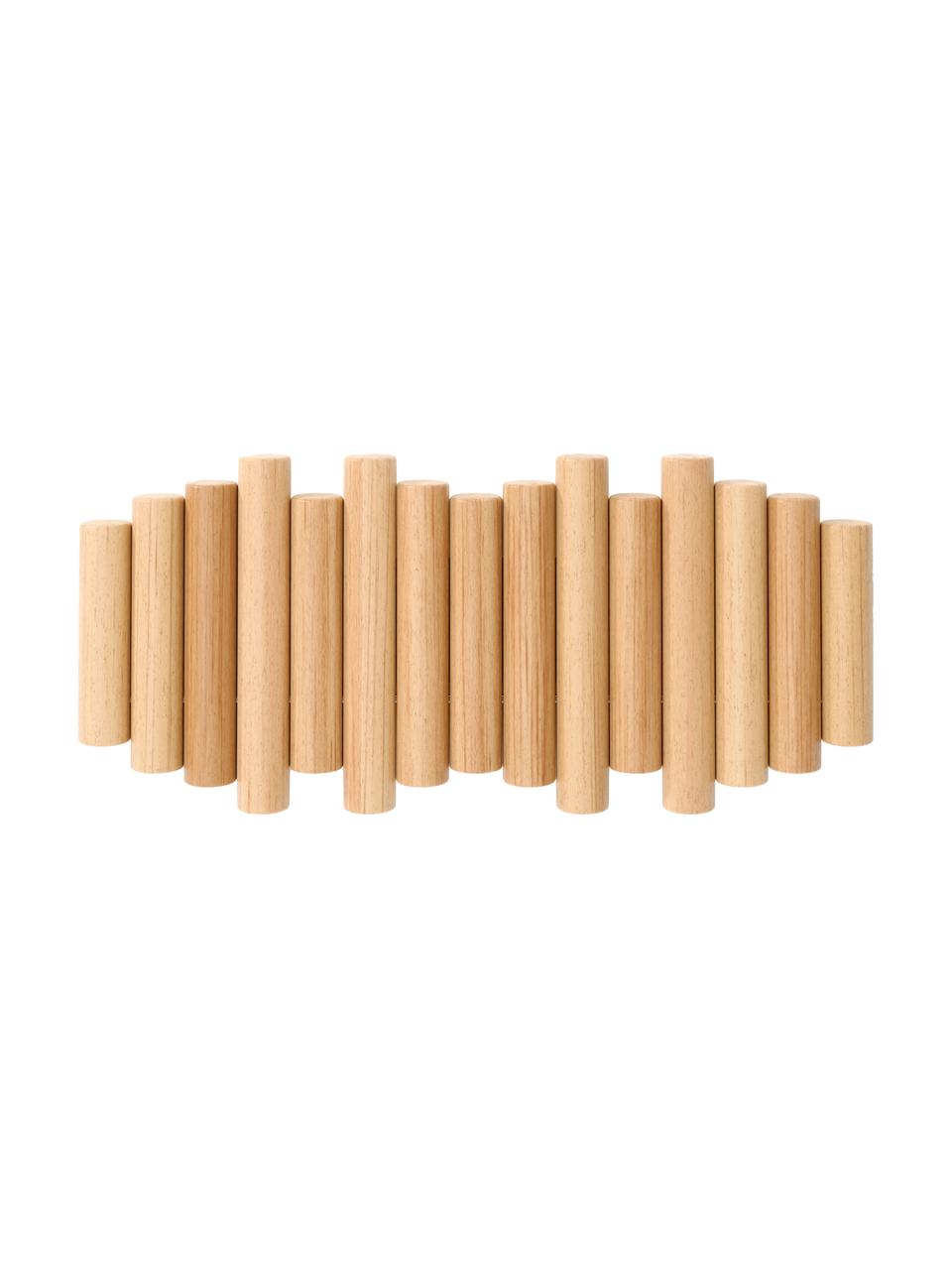 Porte-manteau en bois de pin Picket, Bois de pin, Bois de pin, clair, larg. 38 x haut. 17 cm