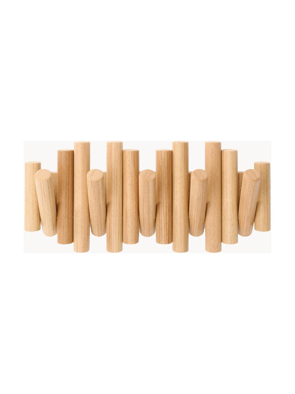 Porte-manteau Picket, Bois de pin, Bois de pin, clair, larg. 38 x haut. 17 cm