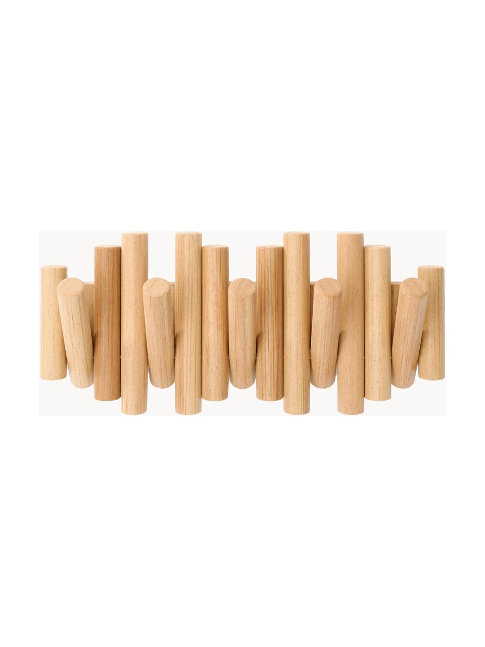 Porte-manteau en bois de pin Picket, Bois de pin, Bois de pin, clair, larg. 38 x haut. 17 cm
