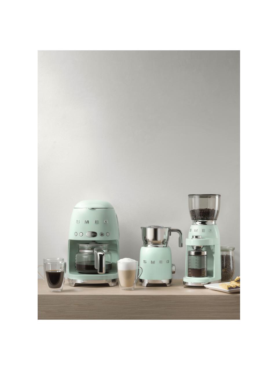 Filterkoffiemachine 50's Style, Kan: glas, Mintgroen, glanzend, B 26 x H 36 cm