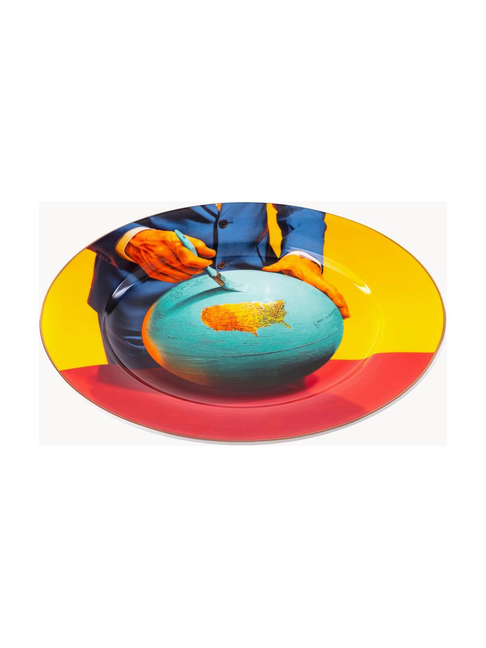 Porzellan-Speiseteller Globe, Porzellan, Globe, Ø 27 cm