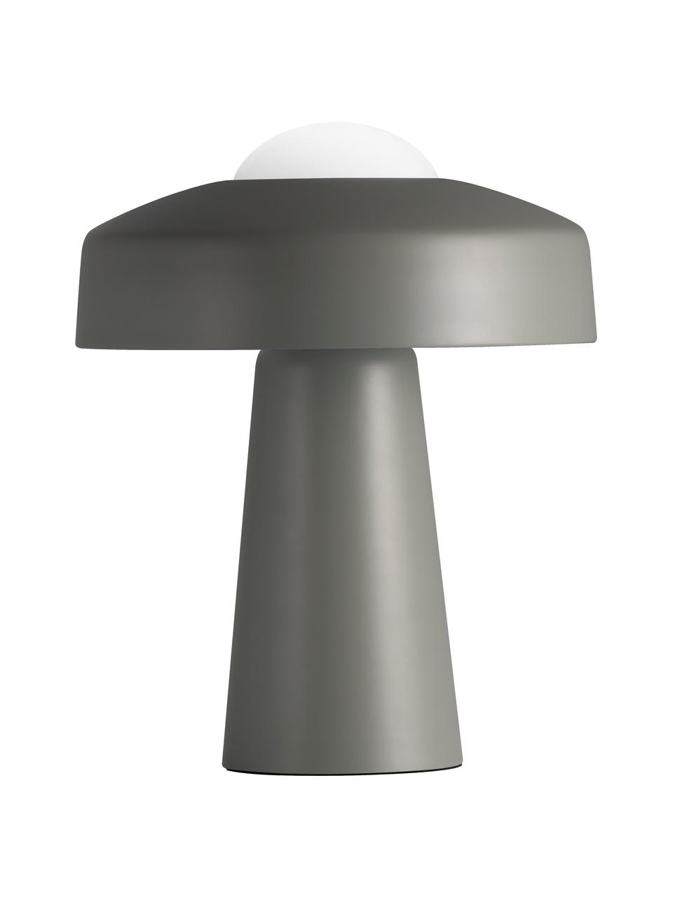 Dizajnová stolová lampa s dotykovou funkciou Time, Sivá, biela