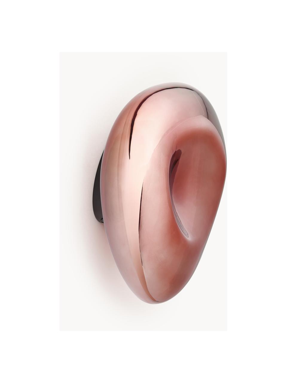 Applique murale soufflée bouche Mabell, Couleur cuivre, larg. 28 x prof. 13 cm