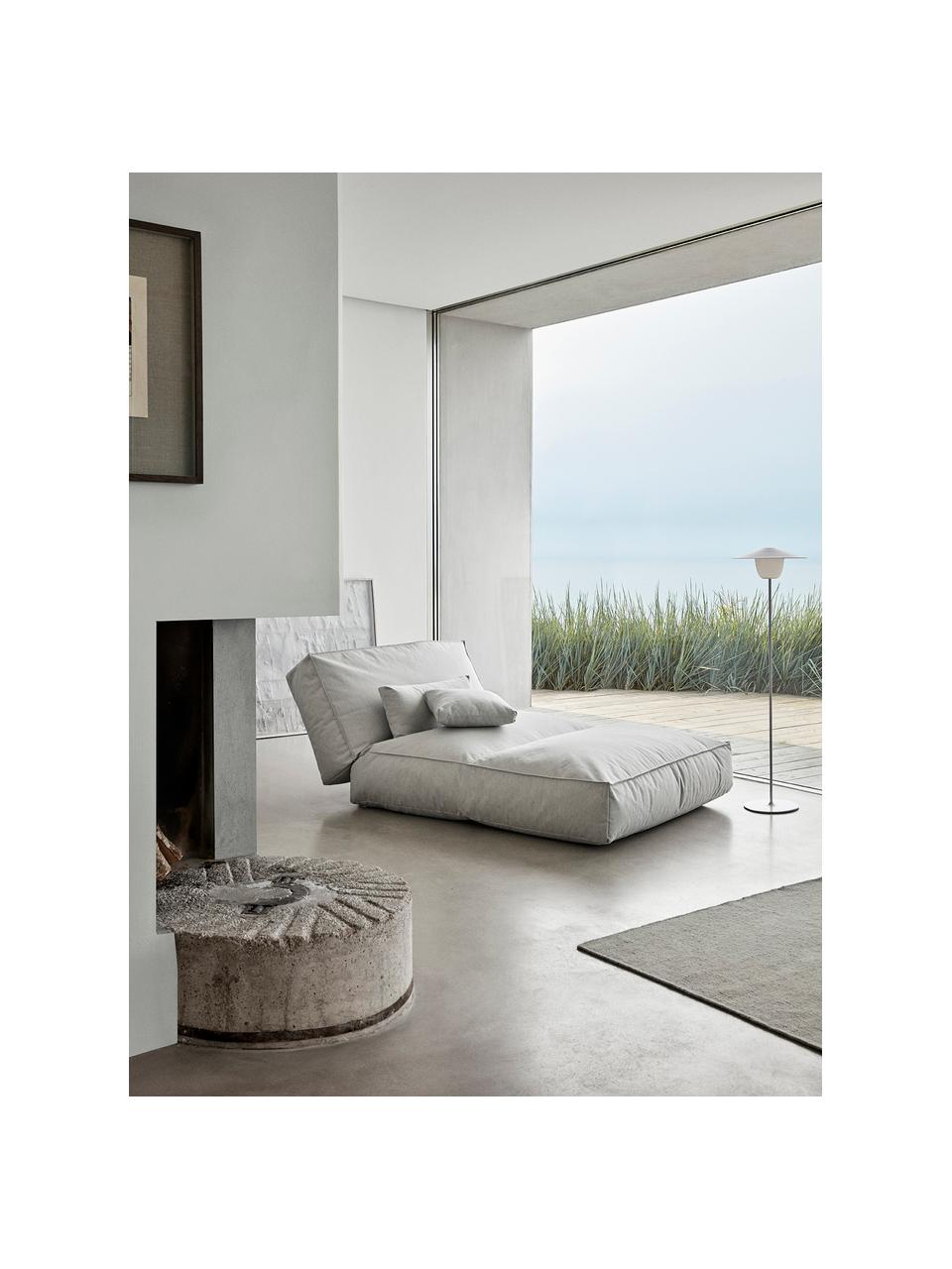 Lámpara LED regulable para exterior Ani, portátil para colgar o de pie, Pantalla: aluminio, Cable: plástico, Gris, blanco, Ø 34 x Al 121 cm