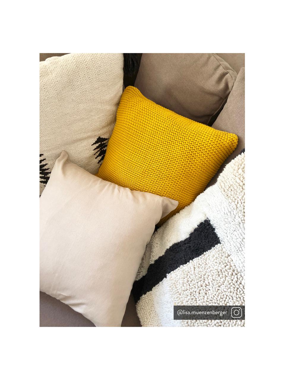 Poszewka na poduszkę Mads, 100% bawełna, Beżowy, S 40 x D 40 cm