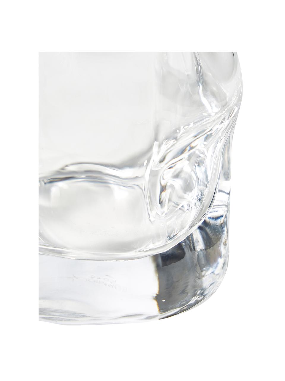 Waterglazen Sorgente in organische vorm, 6 stuks, Glas, Transparant, Ø 7 x H 11 cm, 300 ml