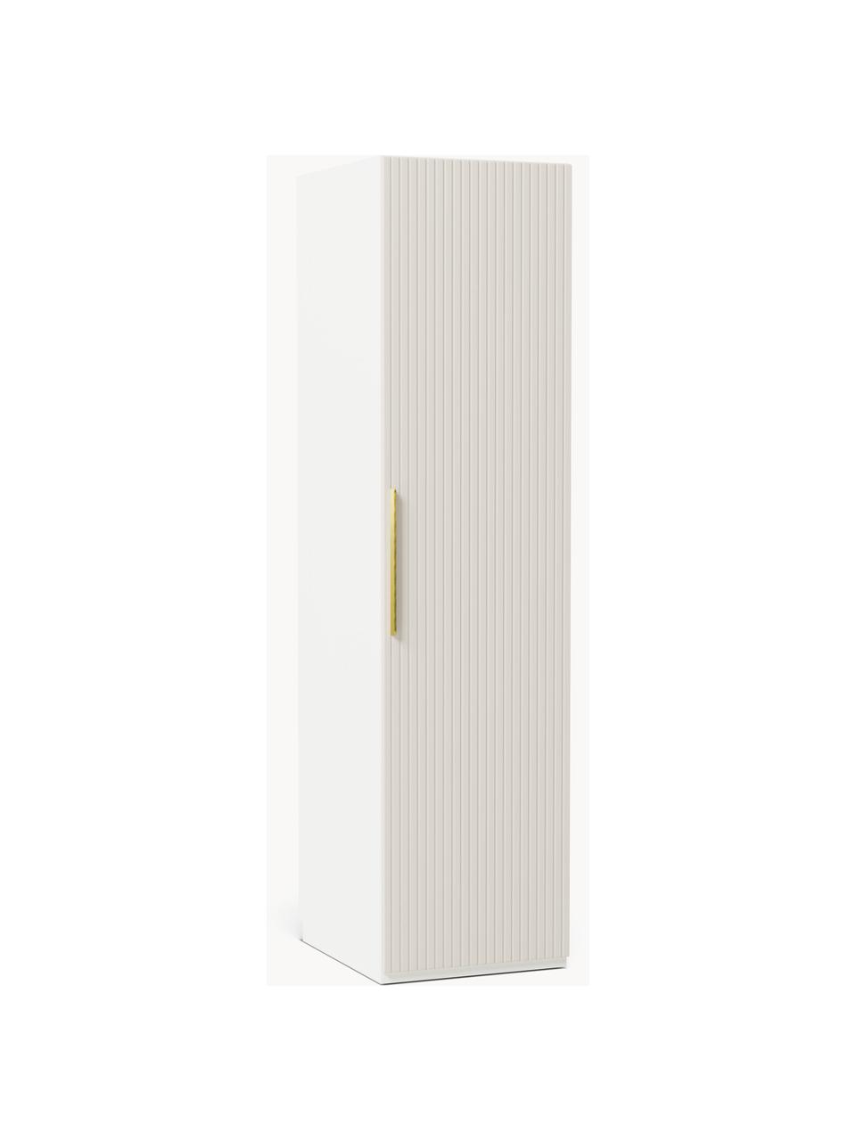 Armario modular Simone, 1 puerta (50 cm), diferentes variantes, Estructura: tablero aglomerado revest, Madera, beige claro, Interior Basic (An 50 x Al 200 cm)