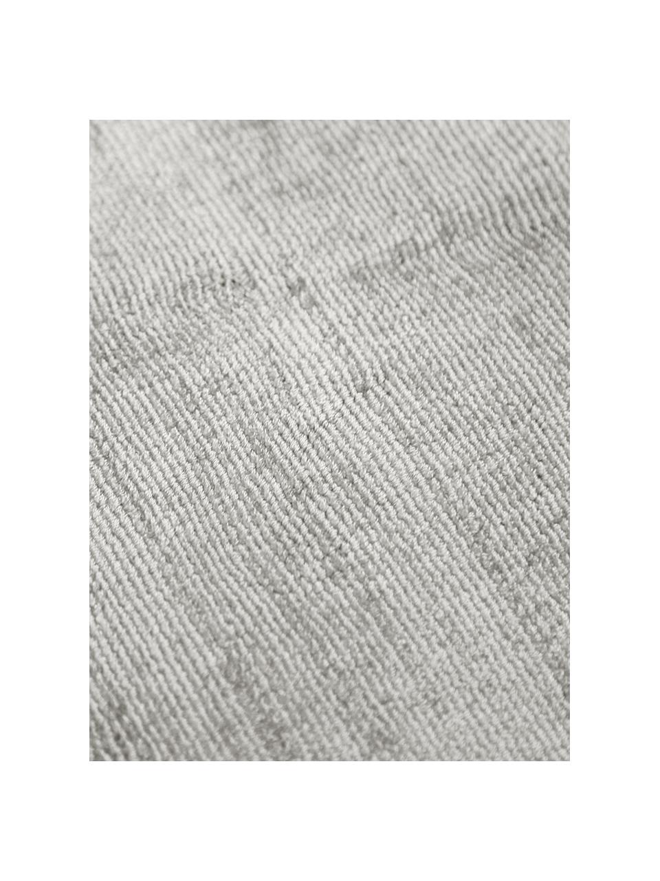 Handgewebter Viskoseteppich Jane, Flor: 100 % Viskose, Greige, B 120 x L 180 cm (Größe S)