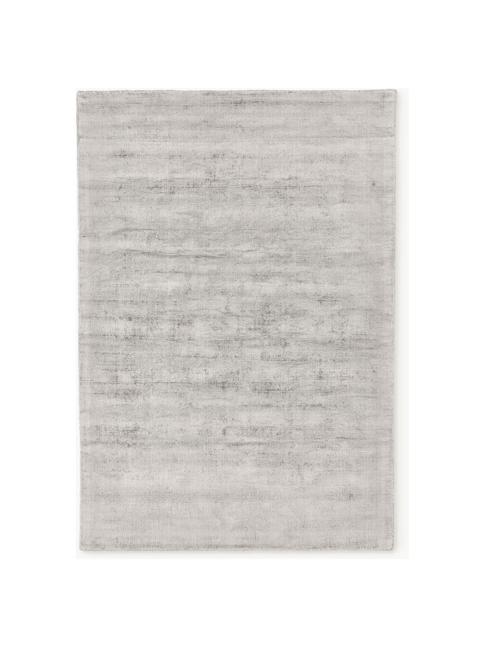 Tapis en viscose tissé main Jane, Grège, larg. 120 x long. 180 cm (taille S)