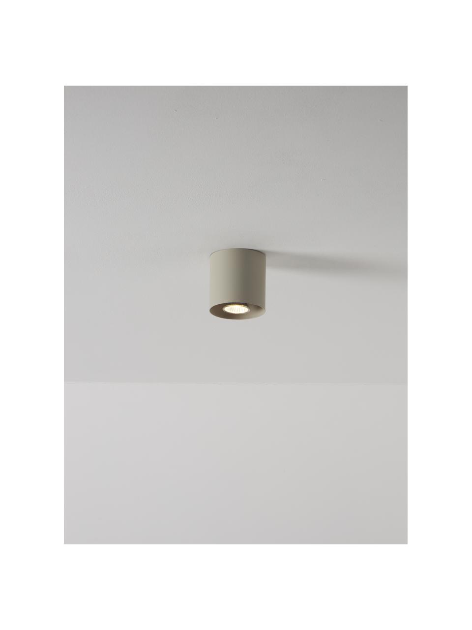 Faretto da soffitto Roda, Metallo verniciato a polvere, Beige, opaco, Ø 10 x Alt. 10 cm
