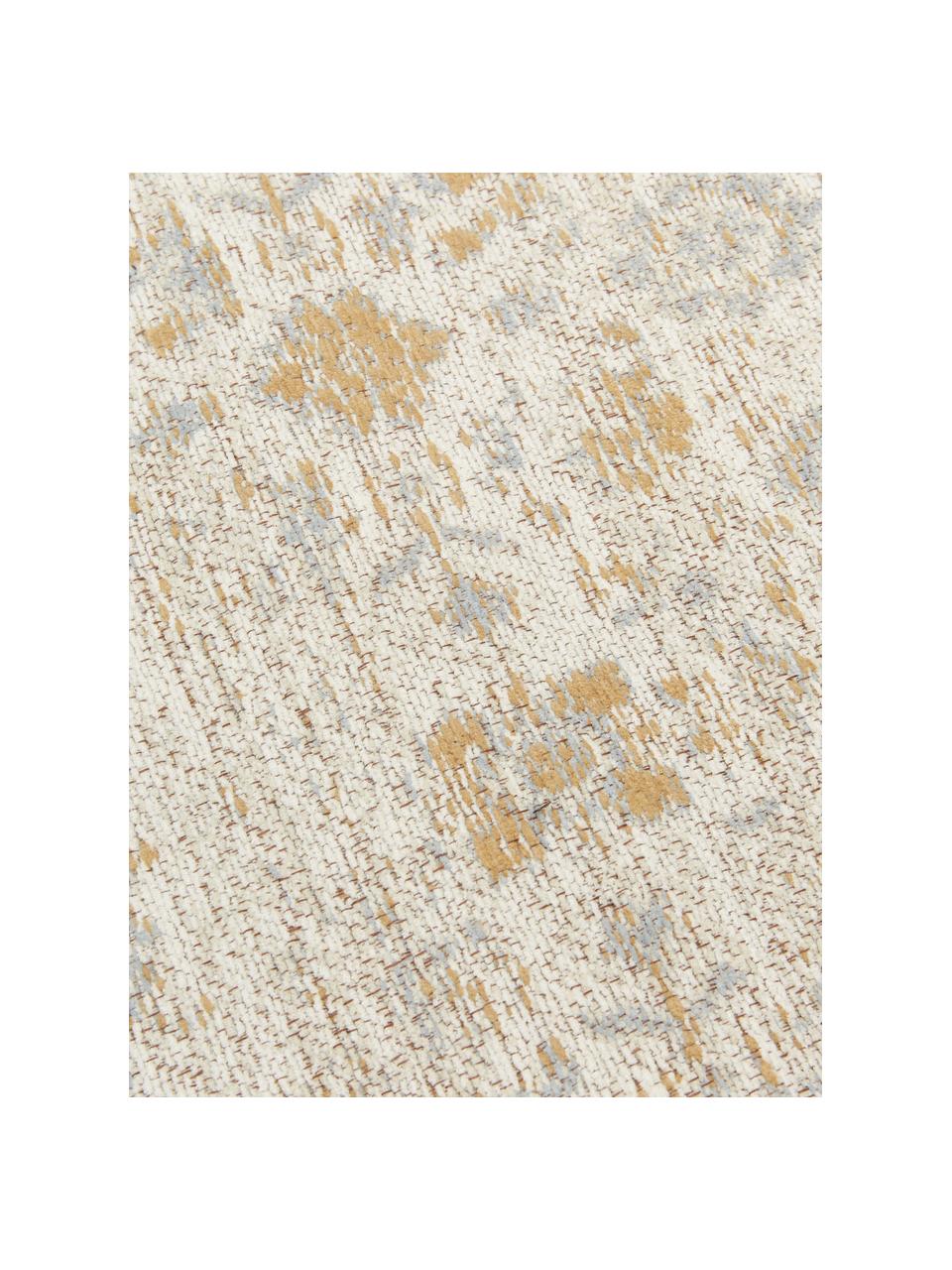 Handgewebter Chenilleläufer Loire, Flor: 100 % Polyester, GRS-zert, Beigetöne, B 80 x L 200 cm