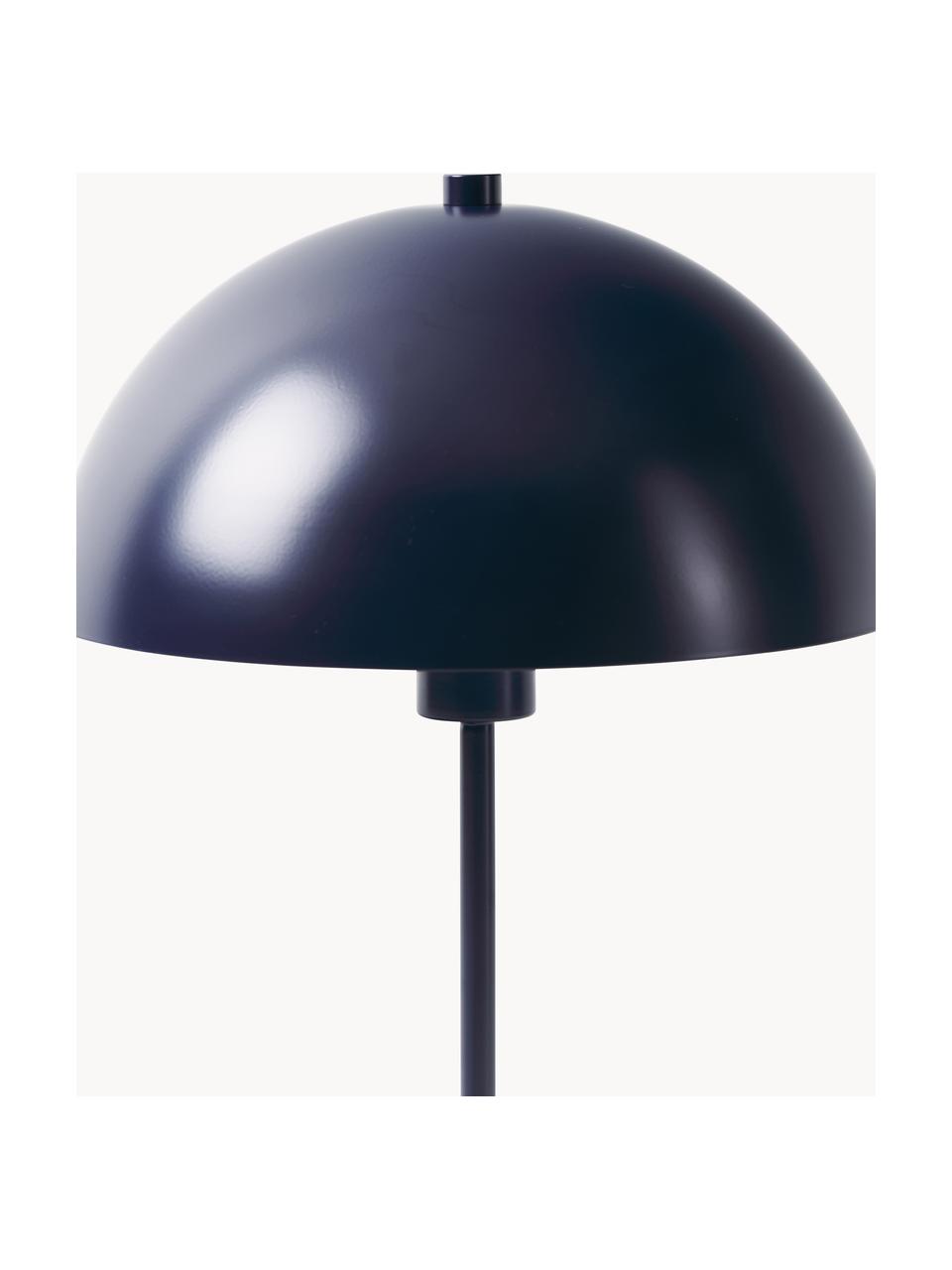 Lampada da tavolo Matilda, Paralume: metallo verniciato a polv, Blu, Ø 29 x Alt. 45 cm