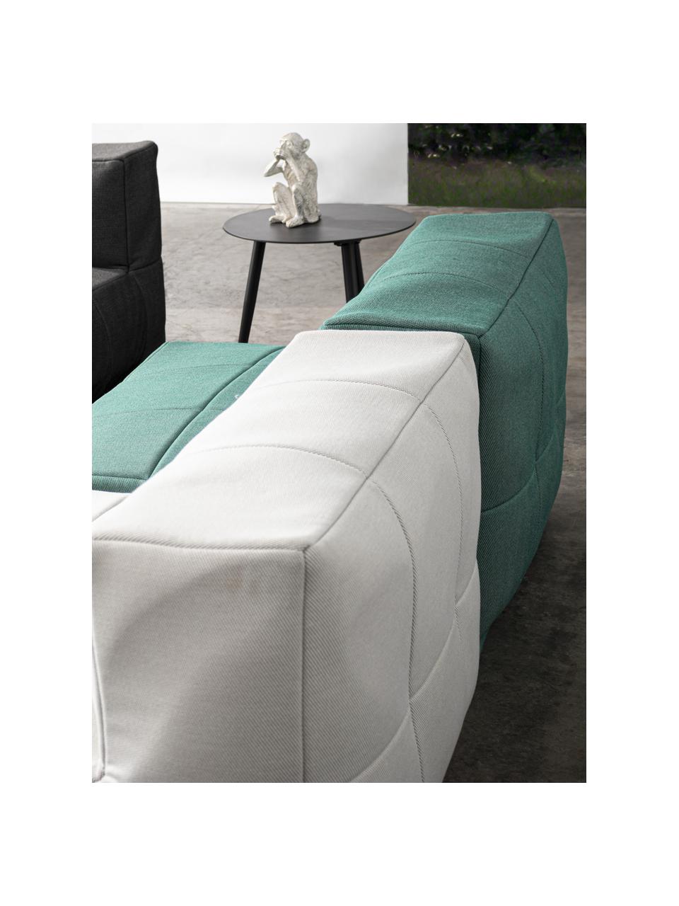 Fotel wypoczynkowy Sparrow, Tapicerka: 100% polipropylen, Stelaż: aluminium malowane proszk, Jadeitowa tkanina, S 87 x W 64 cm