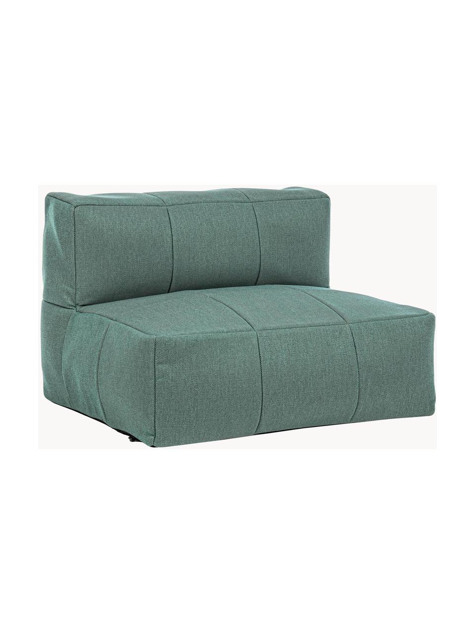 Tuin loungefauteuil Sparrow, Bekleding: 100% polypropyleen, Frame: gepoedercoat aluminium, Geweven stof jadegroen, B 87 x H 64 cm