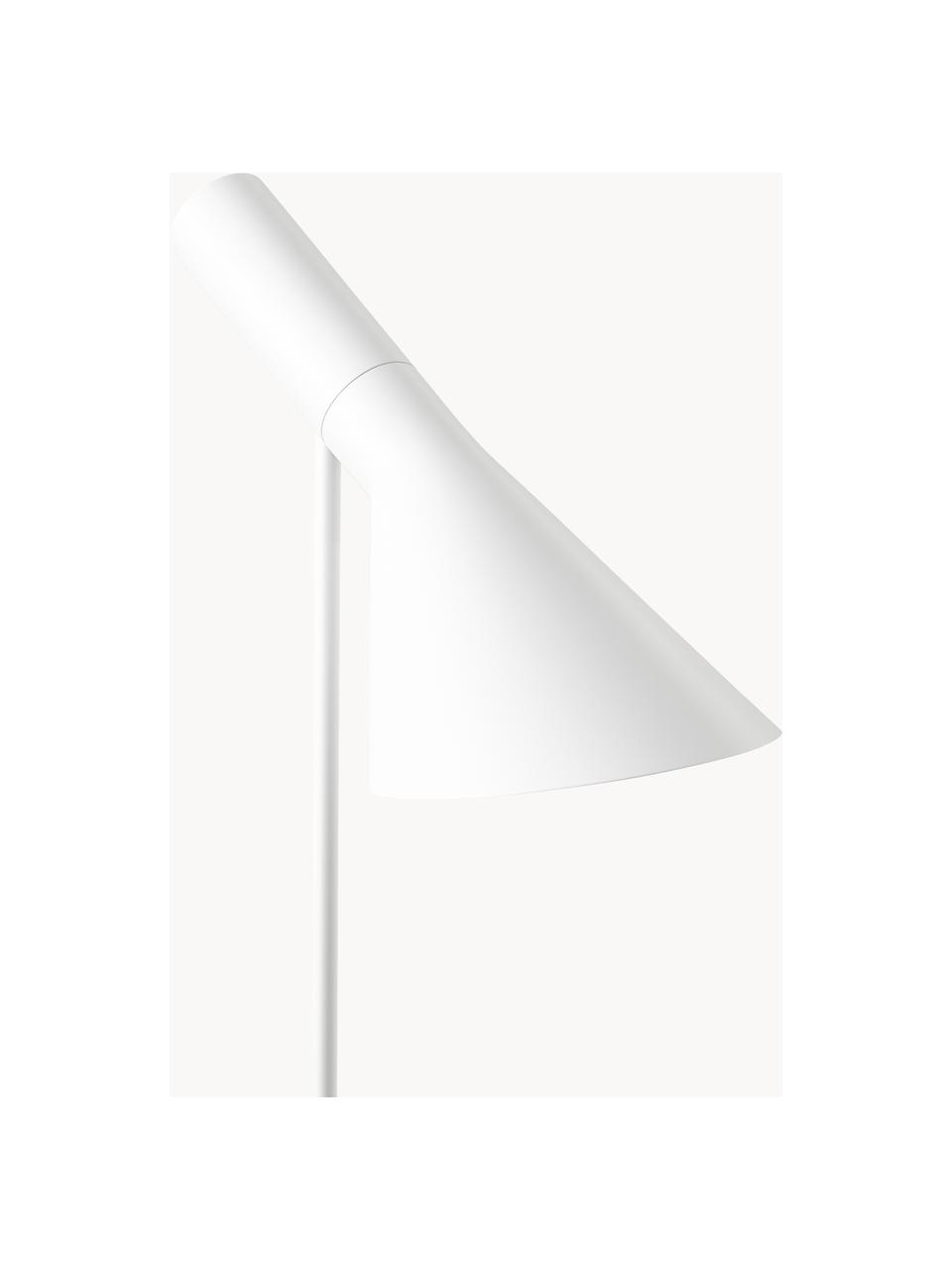 Lampada da lettura piccola AJ, Lampada: acciaio rivestito, Bianco, Alt. 130 cm