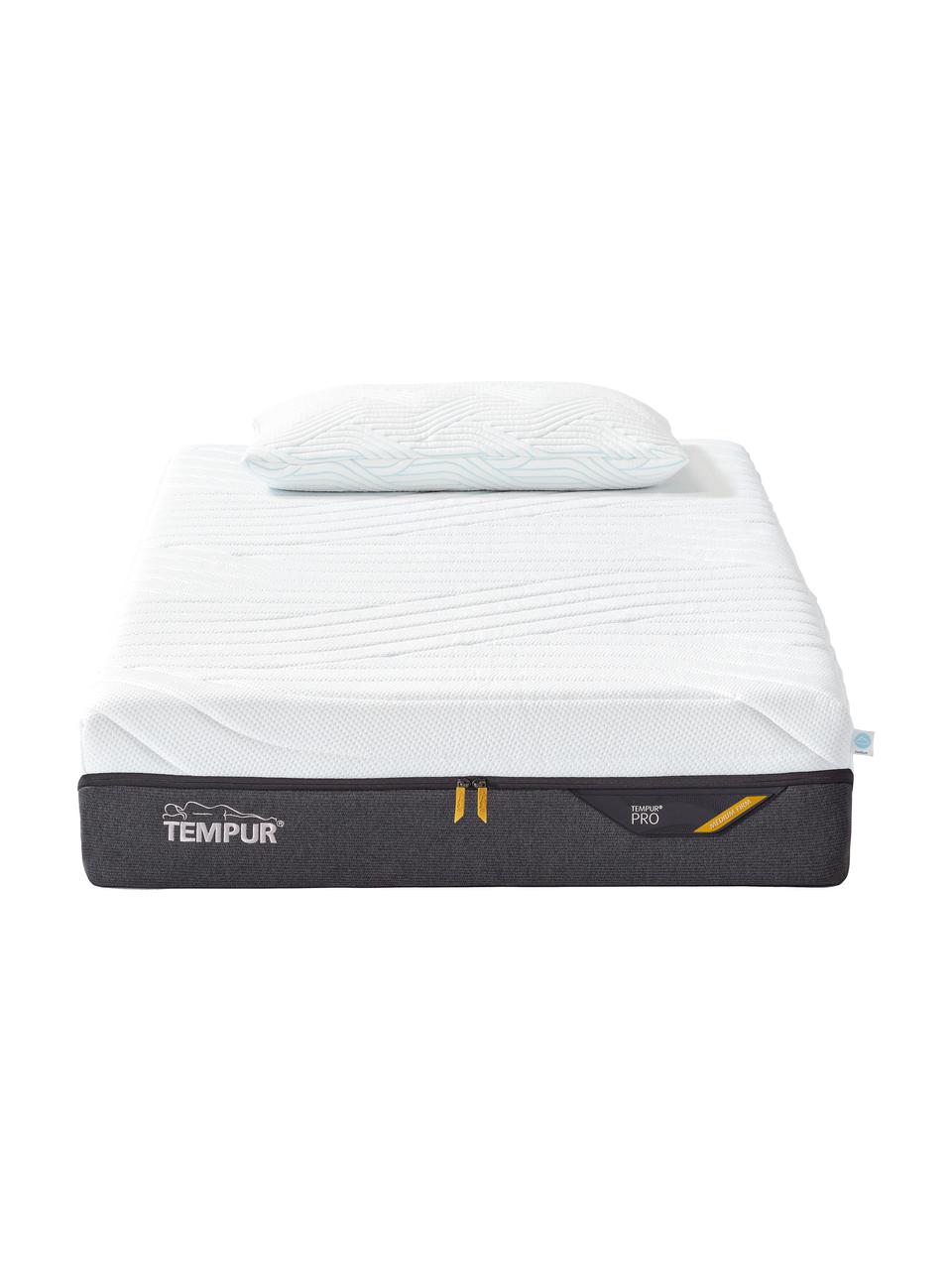 Materasso in memory foam viscoelastico Pro CoolQuilt Medium Firm, Retro: 100% poliestere, Medio duro, Larg. 80 x Lung. 200 cm