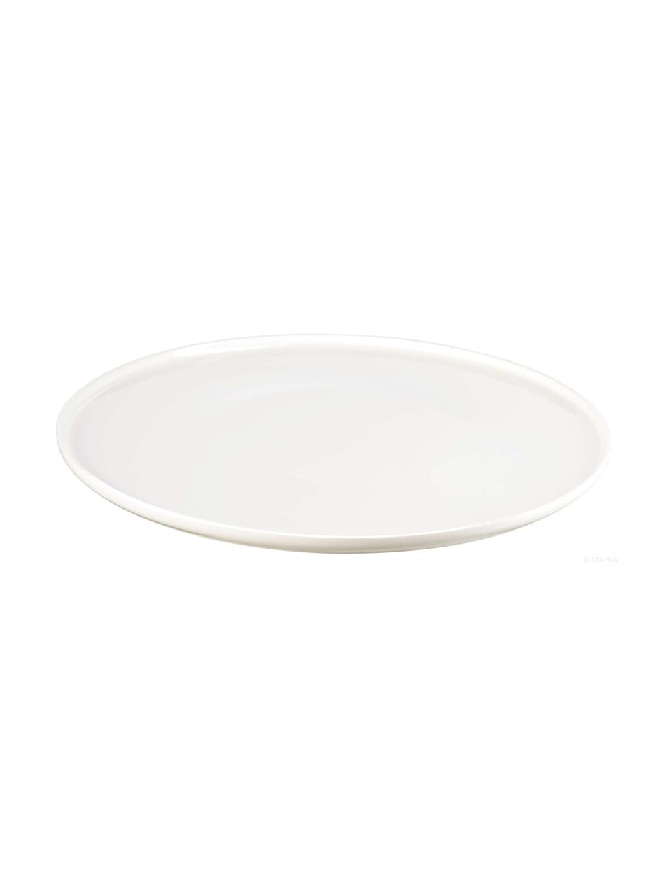 Dinerborden Oco, 6 stuks, Beenderporselein, Wit, Ø 27 cm