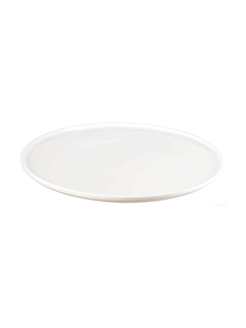 Plato llano de porcelana Oco, 6 uds., Porcelana Fine Bone China (fina de hueso)
Fine Bone China es una pasta de porcelana fosfática que se caracteriza por su brillo radiante y translúcido, Marfil, Ø 27 x Al 2 cm