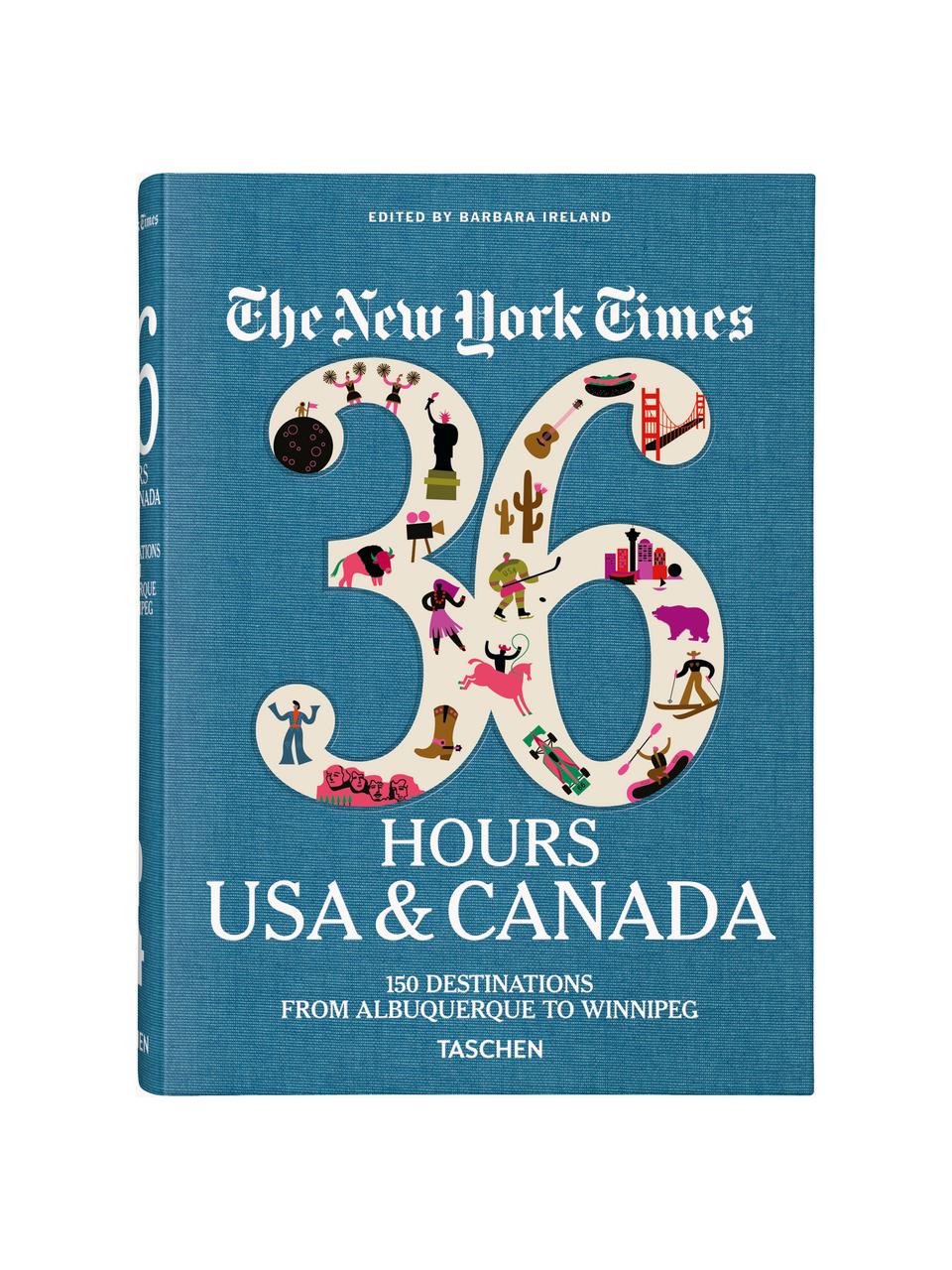 Ilustrovaná kniha 36 Hours. USA & Canada, Papír, měkká vazba, Ilustrovaná kniha 36 Hours. USA & Canada, Š 17 cm, V 24 cm