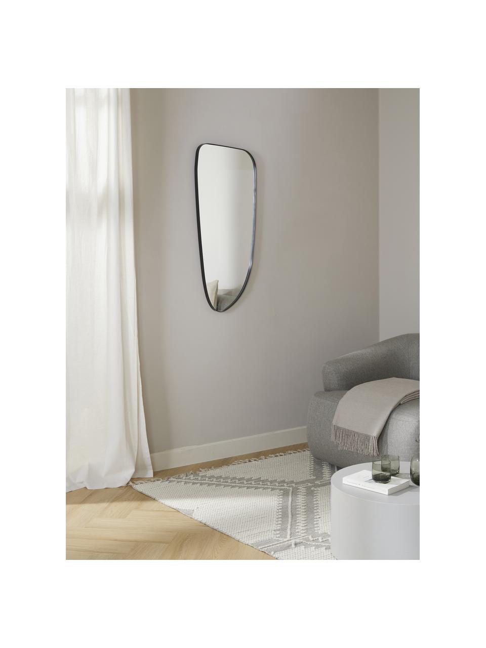 Nástenné zrkadlo Oiva, Čierna, Š 40 x V 95 cm