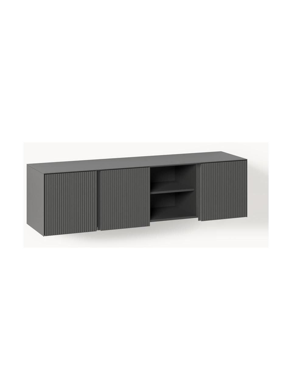 Credenza bassa con fronte millerighe Shea, Pannello di fibra a media densità (MDF) laccato, certificato FSC

Questo prodotto è realizzato con legno di provenienza sostenibile e certificato FSC®., Grigio scuro, Larg. 150 x Alt. 41 cm