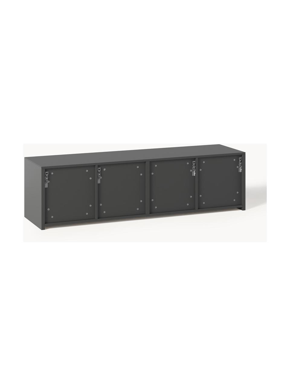 Credenza bassa con fronte millerighe Shea, Pannello di fibra a media densità (MDF) laccato, certificato FSC

Questo prodotto è realizzato con legno di provenienza sostenibile e certificato FSC®., Grigio scuro, Larg. 150 x Alt. 41 cm