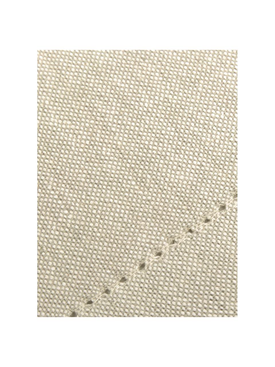 Obrus z bawełny Indi, Bawełna, Beżowy, Dla 6-10 osób (S 140 x D 250 cm)