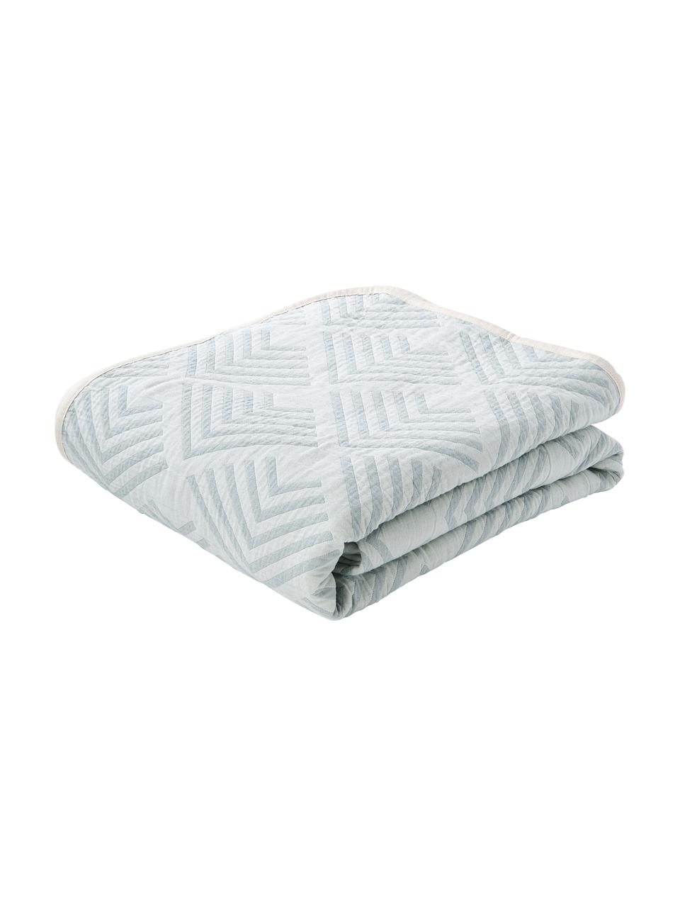 Jacquard bedsprei Milano met grafisch patroon, 80% katoen, 20% polyester

Het materiaal dat in dit product wordt gebruikt, is getest op schadelijke stoffen en gecertificeerd volgens STANDARD 100 door OEKO-TEX®, 6457CIT, CITEVE, Blauw, B 180 x L 250 cm