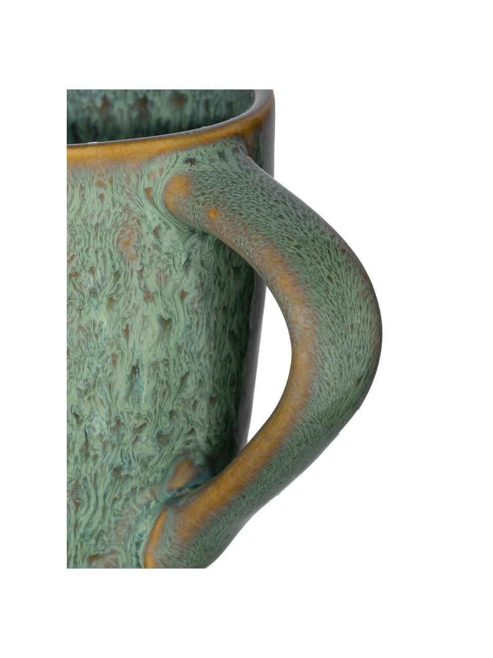 Šálek na espresso Matera, 4 ks, Keramika, Zelená, Ø 6 x V 7 cm