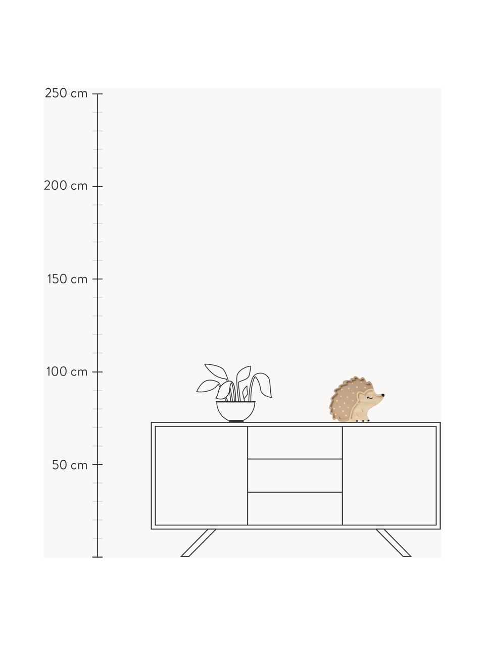 Handgefertigte LED-Kinderzimmerlampe Hedgehog mit Timerfunktion und Fernbedienung, dimmbar, Kiefernholz, lackiert

Dieses Produkt wird aus nachhaltig gewonnenem, FSC®-zertifiziertem Holz gefertigt., Beige, Kiefernholz, Schwarz, B 30 x H 26 cm