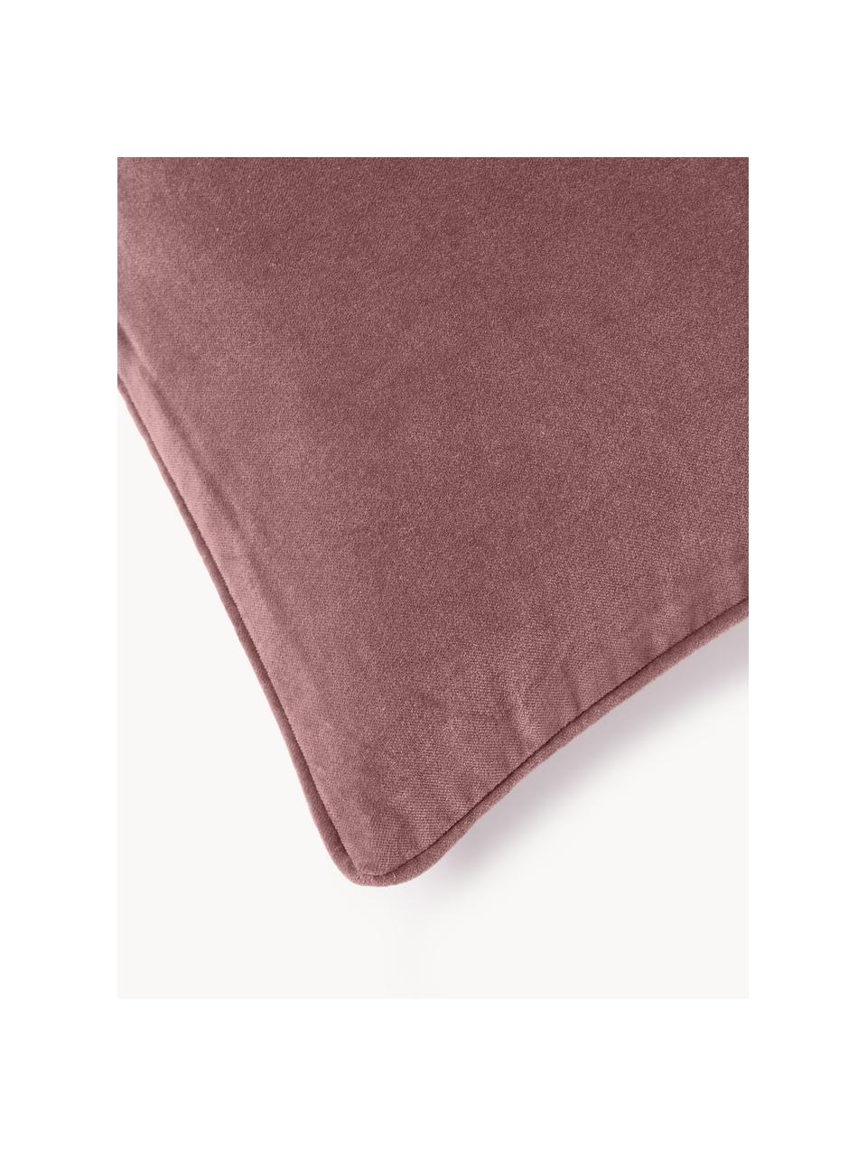 Housse de coussin en velours Dana, 100 % coton

Le matériau est certifié STANDARD 100 OEKO-TEX®, 21.HCN.84376, Hohenstein, Mauve, larg. 30 x long. 50 cm