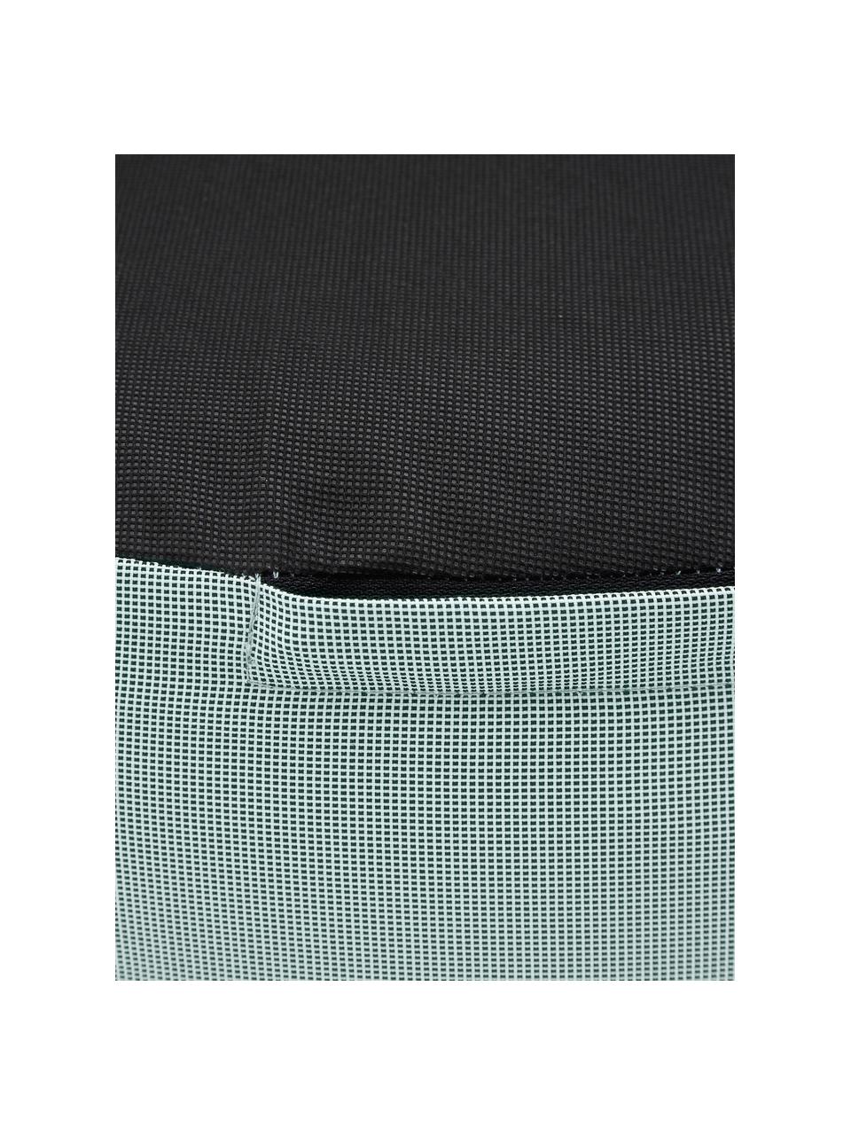 Opblaasbare poef Maxime, Bekleding: polyester, uv-bestendig, Mintgroen, Ø 55 x H 25 cm