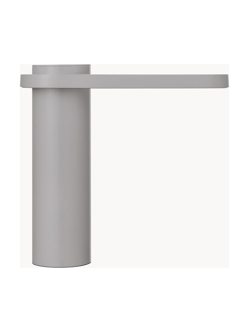 Lámpara de mesa LED regulable para exterior Hoop, portátil, Aluminio con pintura en polvo, Gris claro, An 23 x Al 22 cm