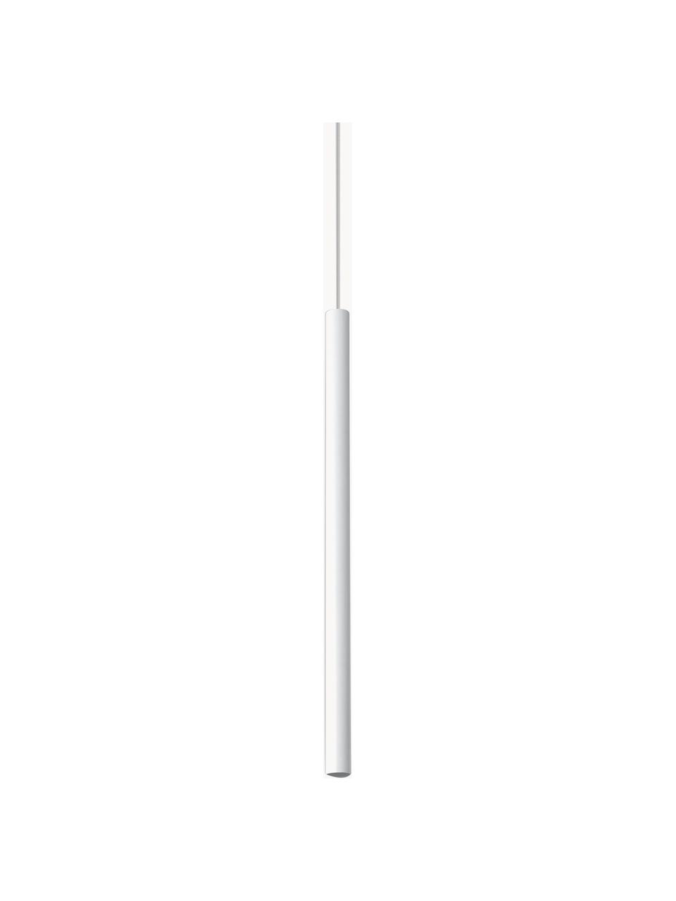 Lámpara de techo artesanal Fideus, Cable: plástico, Blanco, Ø 2 x Al 50 cm