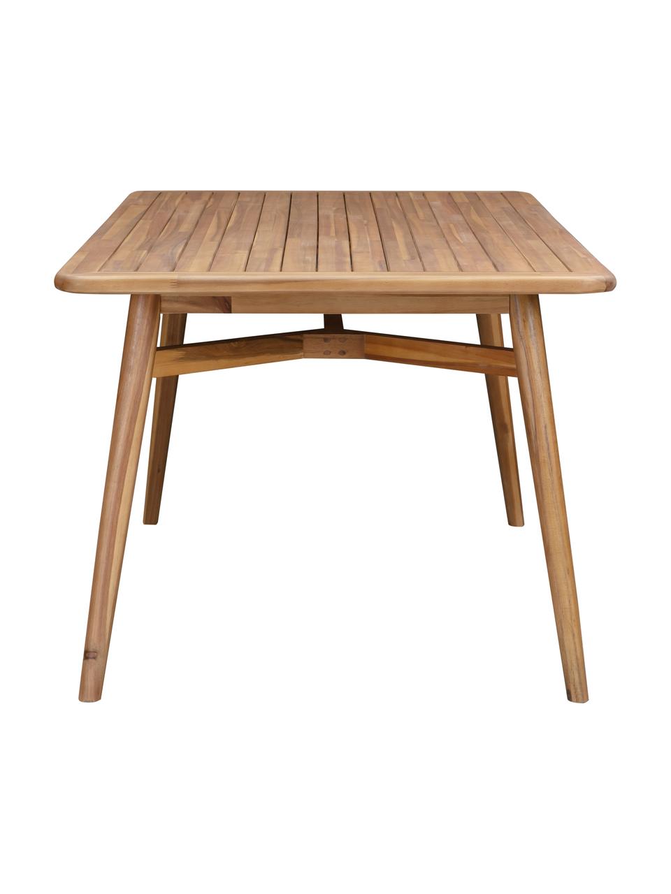 Outdoor eettafel Malmö van acaciahout, Massief acaciahout, FSC-gecertificeerd, Acaciahout, B 180 x D 90 cm