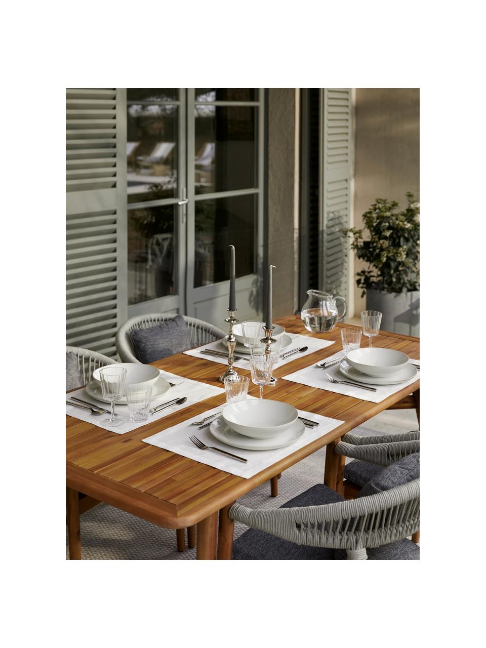 Table de jardin bois d'acacia Malmö, Bois d'acacia massif, Bois d'acacia, larg. 180 x prof. 90 cm
