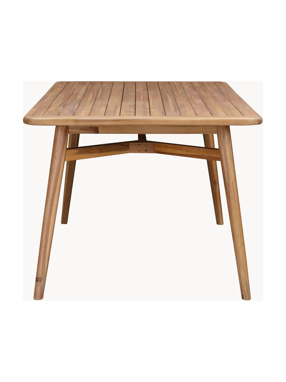 Mesa para exterior de madera de acacia Malmö, Madera maciza de acacia

Este producto está hecho de madera de origen sostenible y con certificación FSC®., Madera de acacia, An 180 x F 90 cm