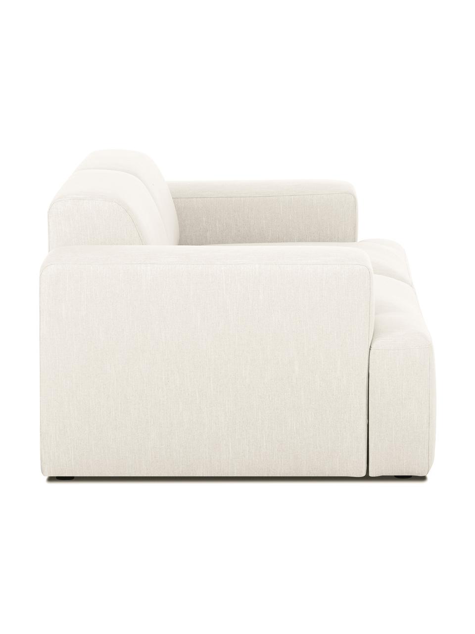 Sofa Melva (2-Sitzer) in Beige, Bezug: Polyester Der hochwertige, Gestell: Massives Kiefernholz, Spa, Webstoff Beige, B 200 x T 101 cm