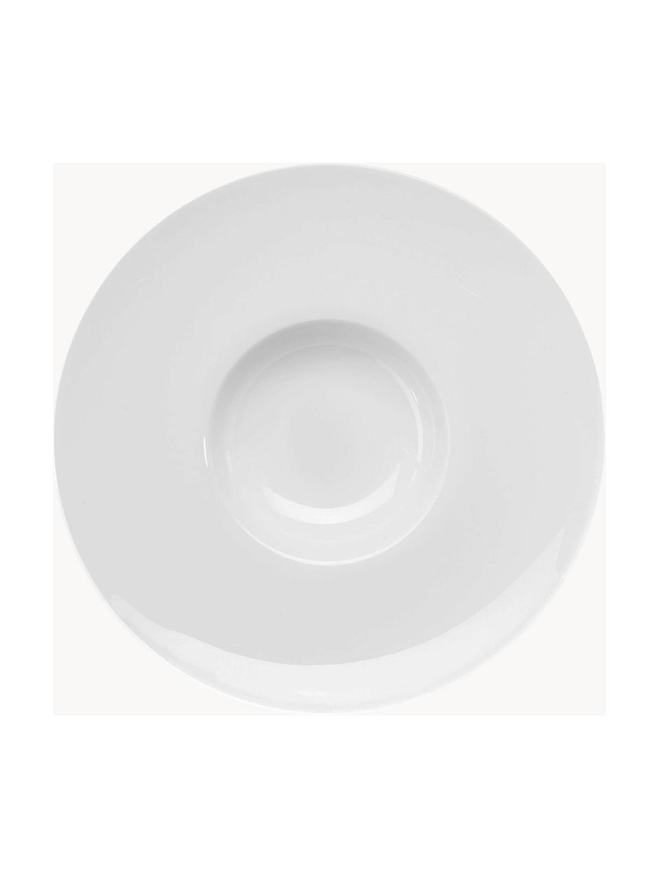 Grandes assiettes à pâtes en porcelaine Fine Bone China à table, 6 pièces, Porcelaine Fine Bone China
Fine Bone China est une porcelaine tendre, qui se distingue particulièrement par sa brillance et sa translucidité, Blanc, Ø 29 cm, haut. 5 cm