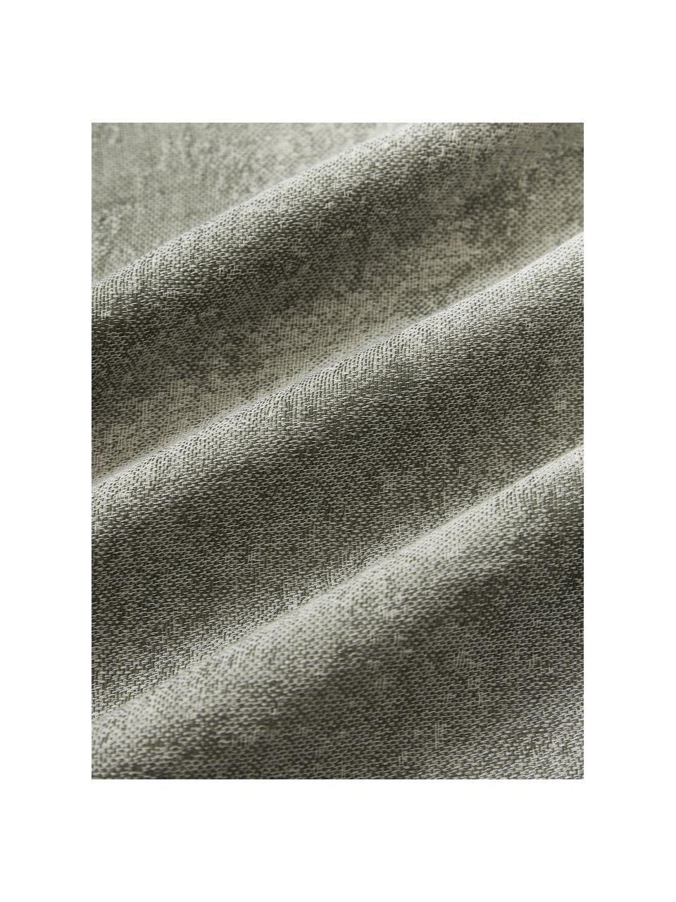 Funda de almohada de algodón Marcella, 100% algodón 

Densidad de hilo 205 TC, calidad confort

El algodón da una sensación agradable y suave en la piel, absorbe bien la humedad y es adecuado para personas alérgicas.

El material utilizado para este producto ha sido probado contra sustancias nocivas y está certificado según el STANDARD 100 por OEKO-TEX®, 6457CIT, CITEVE., Tonos verdes, An 45 x L 110 cm