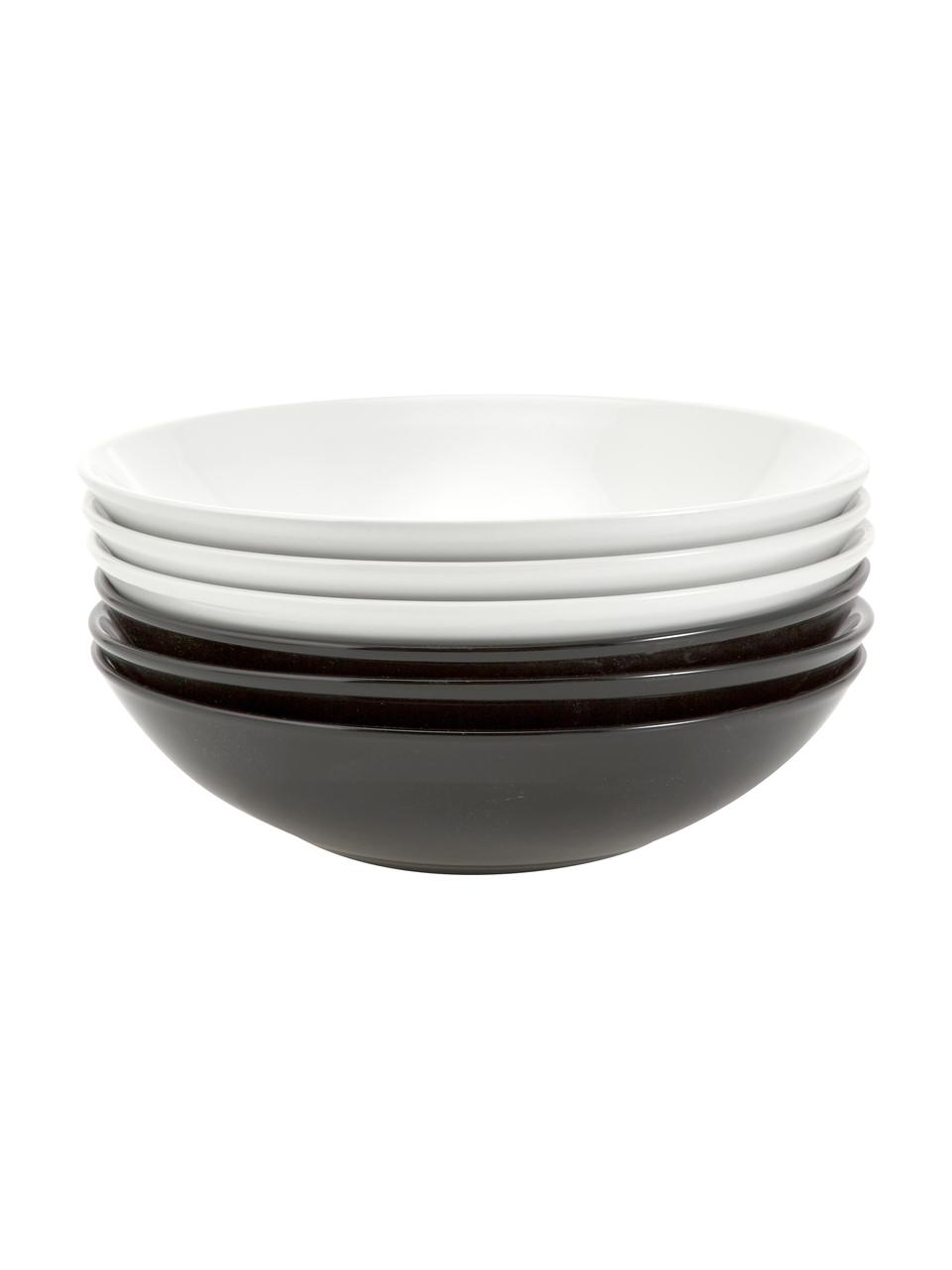 Vajilla Urban Jungle, 6 comensales (18 pzas.), Tonos verdes, blanco, negro, amarillo, 6 comensales (18 pzas.)
