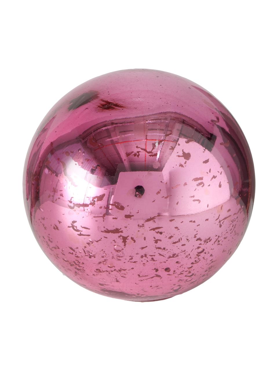 Deko-Objekte-Set Loa, 2-tlg., Glas, Rosatöne, Ø 10 x H 10 cm