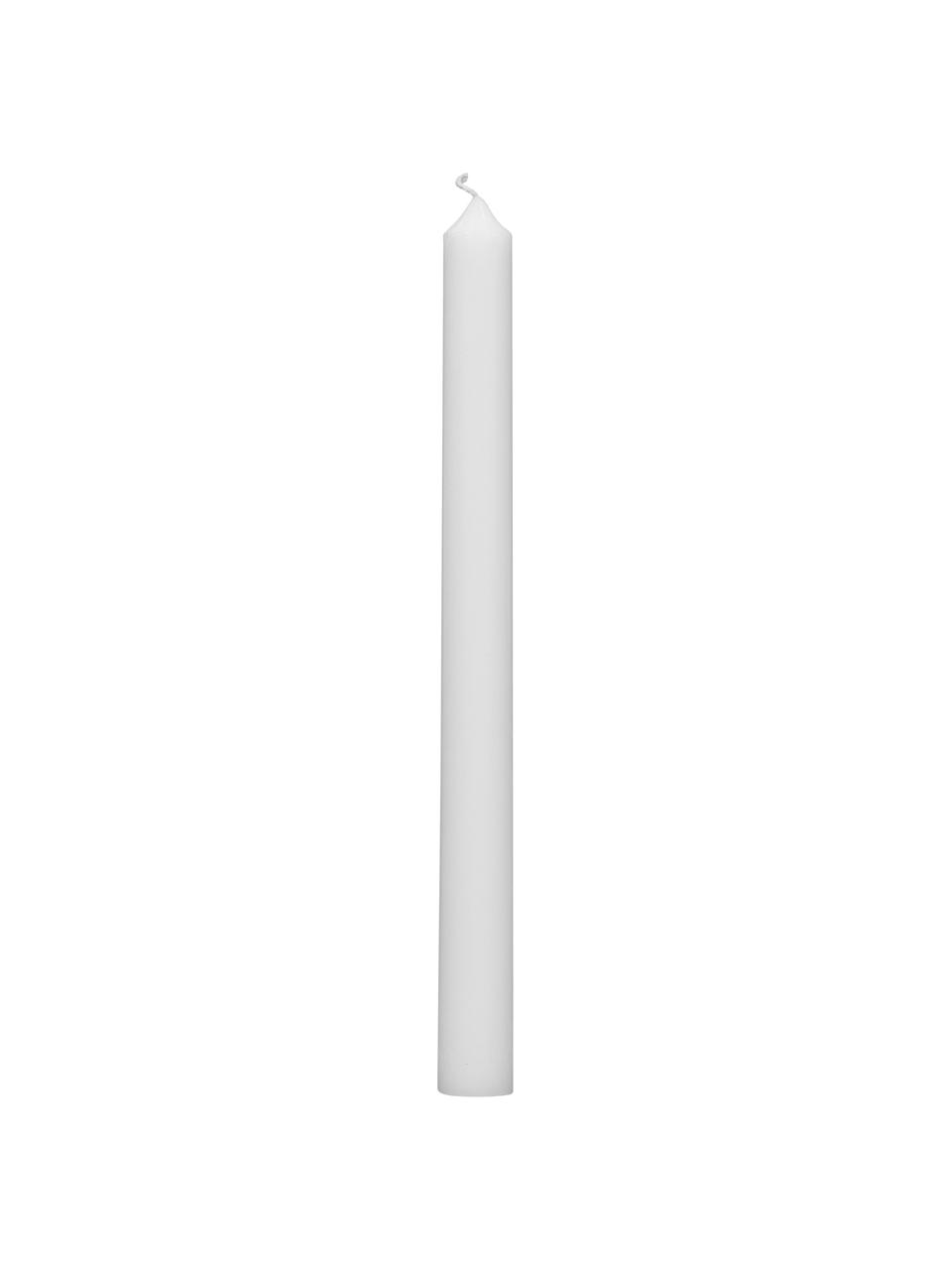 Chandelles Stick, 4 pièces, Cire de paraffine, Blanc, Ø 2 x haut. 25 cm