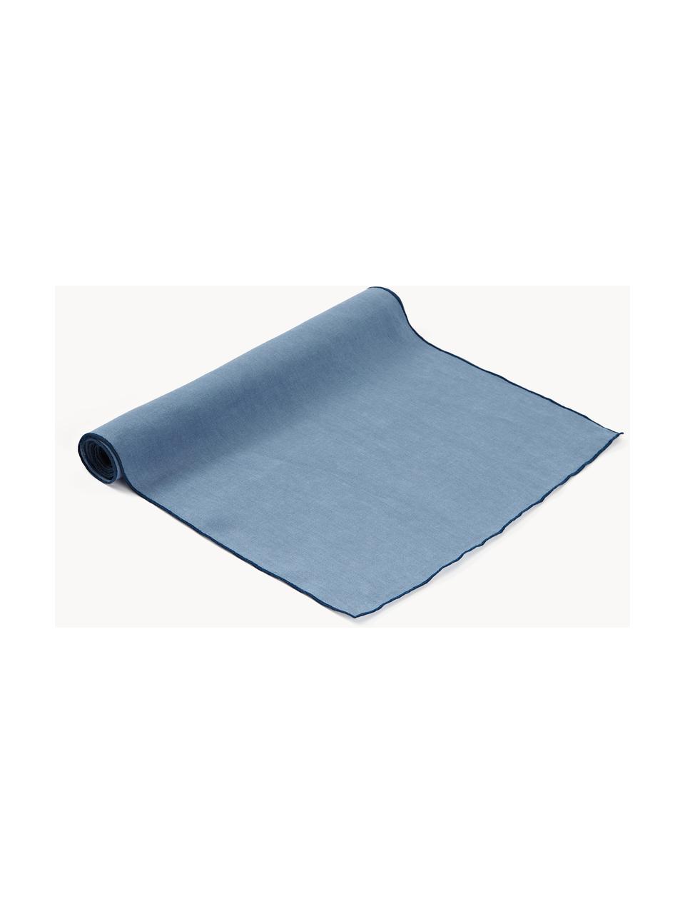 Chemin de table en lin avec passepoil Kennedy, 100 % lin délavé

Le lin est une fibre naturelle qui se caractérise par ses propriétés respirantes, sa résistance et son toucher doux

Le matériau est certifié STANDARD 100 OEKO-TEX®, 6760CIT, CITEVE, Gris-bleu, bleu foncé, larg. 40 x long. 150 cm