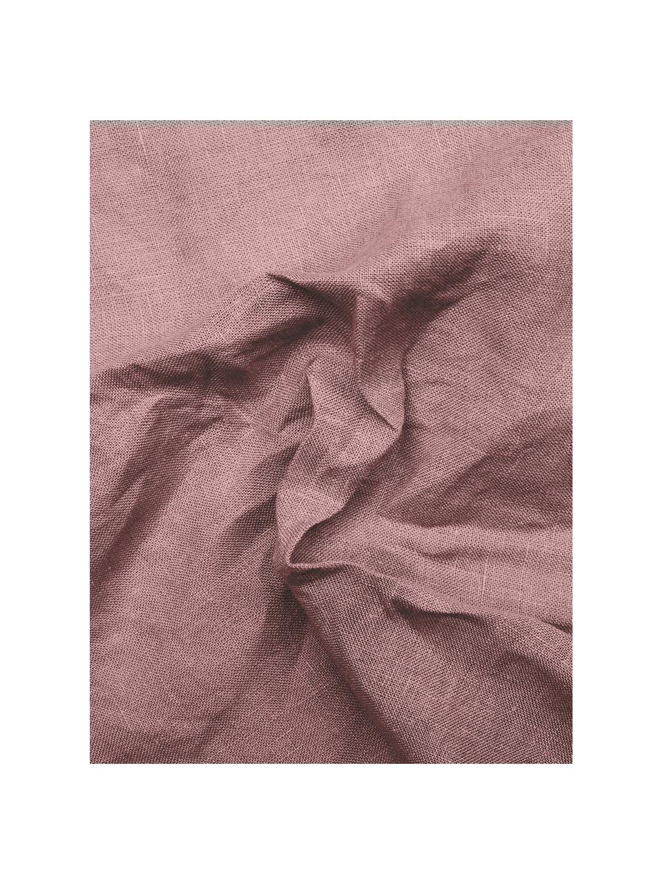 Bieżnik z lnu Pom Pom, Len, Brudny różowy, S 40 x D 150 cm
